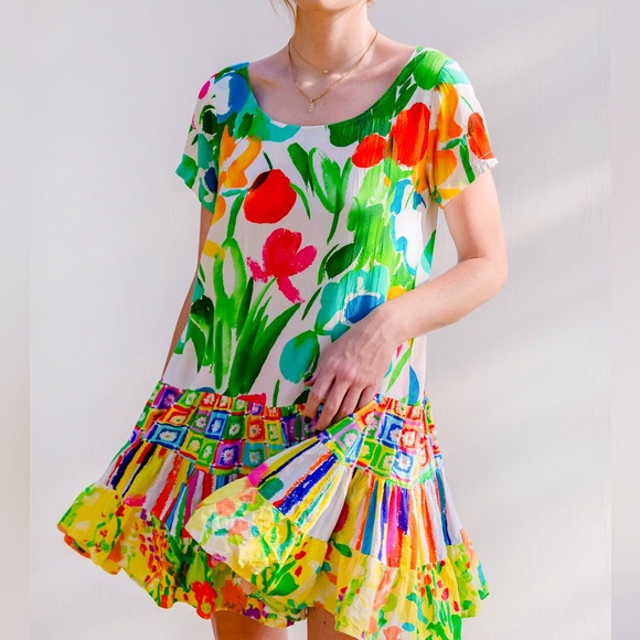 Jams World Dresses & Skirts - Jams World Hattie dress with flowers print Size XS